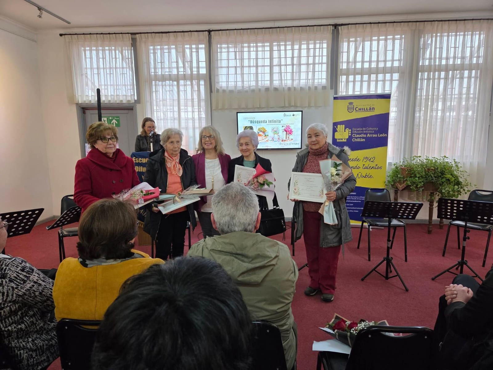 Taller de Acuarela de la Escuela Arrau expuso "Búsqueda Infinita" en la Pinacoteca Baltazar Hernández